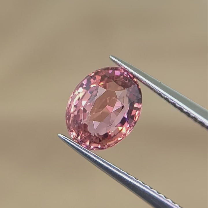 Natural Malaya Garnet 3.05 Carats