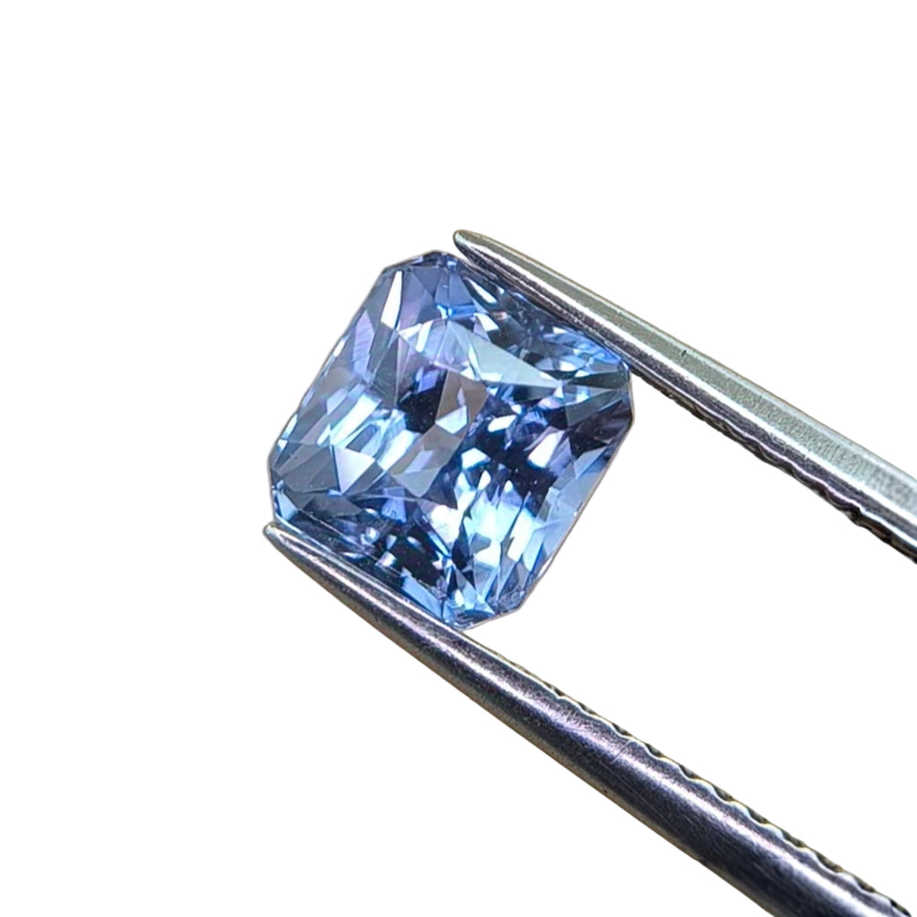 Natural Loose Faceted Blue Sapphire Radiant Cut - Pearl Island Gem